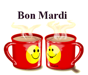 Gif animé Bon mardi café